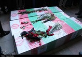 تشییع باشکوه 6 شهید حمله اسرائیل در اهواز