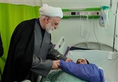 عیادت رئیس قوه قضاییه از مجروحان حمله صهیونیست‌ها به زندان اوین
