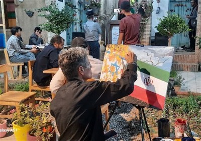 جبهه،هنرمندان،هنري،رضوي،خراسان،مقابله،نگاه،كنشگري،تايباد،خال ...