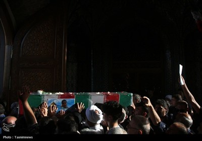 تشییع باشکوه شهدای نبرد با اسرائیل در قم