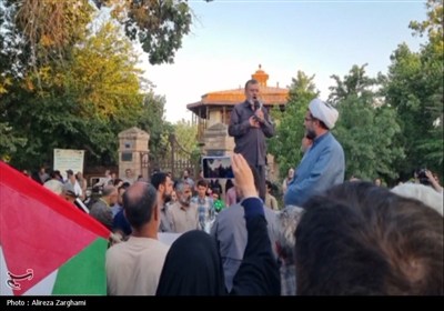 اجتماع مردم قزوین در حمایت از نیروهای مسلح