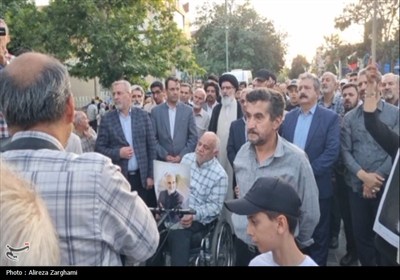 اجتماع مردم قزوین در حمایت از نیروهای مسلح