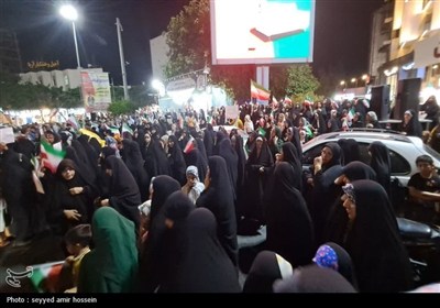 تجمع بزرگ مردمی بوشهر در حمایت از عملیات &#171;بشارت فتح&#187;