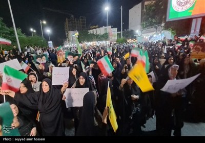 تجمع بزرگ مردمی بوشهر در حمایت از عملیات &#171;بشارت فتح&#187;