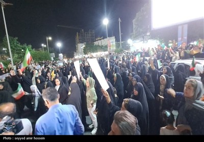 تجمع بزرگ مردمی بوشهر در حمایت از عملیات &#171;بشارت فتح&#187;