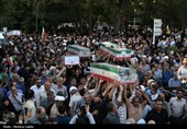 تشییع پیکر 11 شهید حملات رژیم صهیونیستی در اصفهان