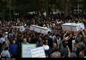 تشییع پیکر 11 شهید حملات رژیم صهیونیستی در اصفهان