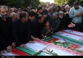 تشییع پیکر 11 شهید حملات رژیم صهیونیستی در اصفهان