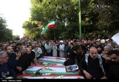 تشییع پیکر 11 شهید حملات رژیم صهیونیستی در اصفهان