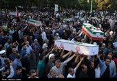 تشییع پیکر 11 شهید حملات رژیم صهیونیستی در اصفهان