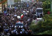 تشییع پیکر 11 شهید حملات رژیم صهیونیستی در اصفهان