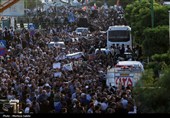 تشییع پیکر 11 شهید حملات رژیم صهیونیستی در اصفهان
