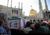 تشییع پیکر شهدای  حملات  رژیم صهیونیستی - قم