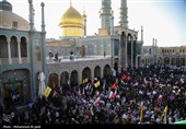 تشییع پیکر شهدای  حملات  رژیم صهیونیستی - قم