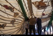 آئین سنتی برافراشتن خیمه عزای سیدالشهدا (ع) در  چهل اختران قم
