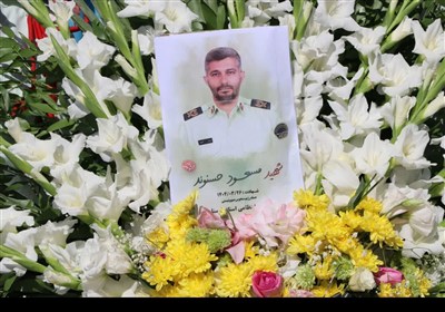 تشییع شهدای حمله اسرائیل در لرستان- عکس صفحه استان تسنیم