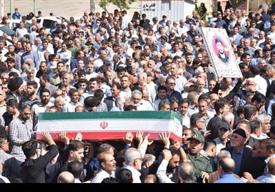 تشییع شهدای حمله اسرائیل در لرستان- عکس صفحه استان تسنیم