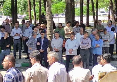 تشییع شهدای حمله اسرائیل در لرستان- عکس صفحه استان تسنیم