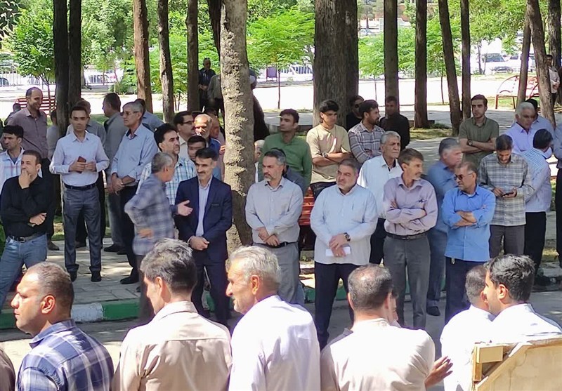 تشییع شهدای حمله اسرائیل در لرستان- عکس صفحه استان تسنیم