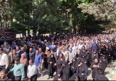 تشییع شهدای حمله اسرائیل در لرستان- عکس صفحه استان تسنیم
