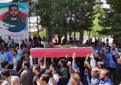 تشییع شهدای حمله اسرائیل در لرستان- عکس صفحه استان تسنیم