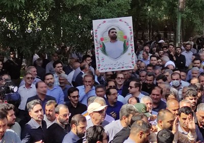 تشییع شهدای حمله اسرائیل در لرستان- عکس صفحه استان تسنیم
