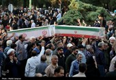 تشییع باشکوه پیکر 6 شهید حمله اسرائیل در یزد