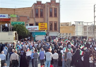 حمایت مردم ایلام از عملیات مقتدرانه نیروهای مسلح ایران