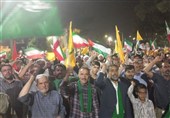 شادمانی مردم بیرجند در راستای حمایت از عملیات بشارت فتح