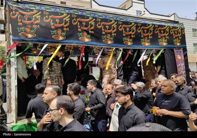 تشییع پیکر شهید محمد خزلی در شهرستان قدس- عکس صفحه استان تسنیم