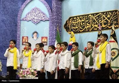 محفل تلاوت فاطمی به یاد شهدای حملات رژیم صهیونی در حرم قم- ع ...