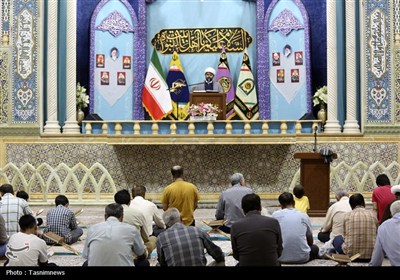 محفل تلاوت فاطمی به یاد شهدای حملات رژیم صهیونی در حرم قم- ع ...