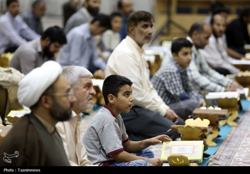 محفل تلاوت فاطمی به یاد شهدای حملات رژیم صهیونی در حرم قم- ع ...