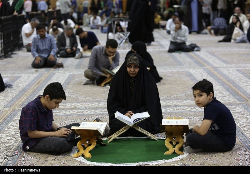 محفل تلاوت فاطمی به یاد شهدای حملات رژیم صهیونی در حرم قم- ع ...