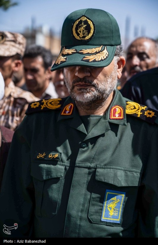 تشییع پیکر سردار شهید محمدتقی یوسفوندفرمانده حفاظت سازمان بس ...