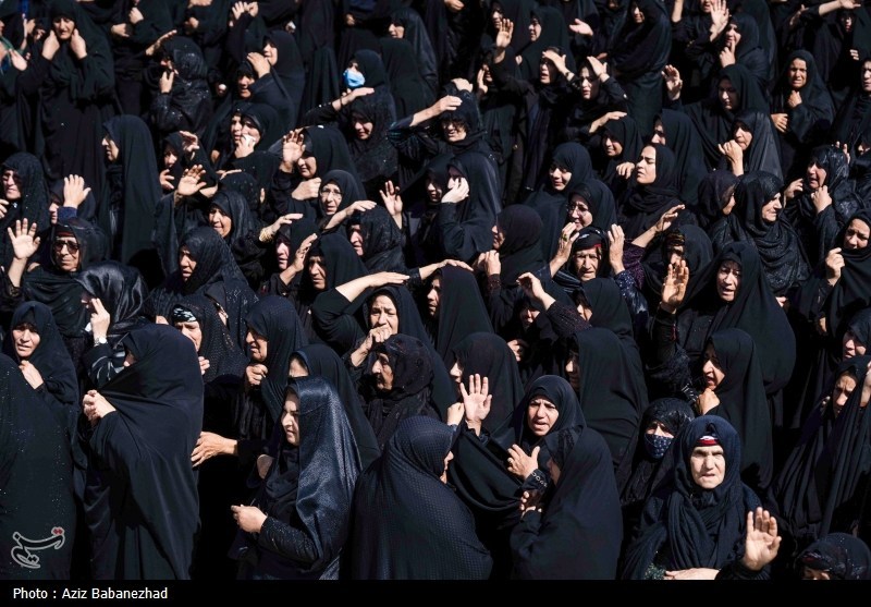 تشییع پیکر سردار شهید محمدتقی یوسفوندفرمانده حفاظت سازمان بس ...