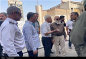 بازدید چمران از منازل تخریب‌شده حمله رژیم صهیونیستی به شهرری