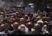 وداع باشکوه مردم فارس با پیکر شهید مرتضی بهرامی