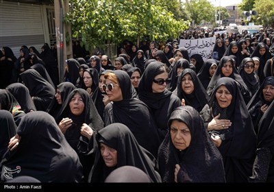 وداع باشکوه مردم فارس با پیکر شهید مرتضی بهرامی