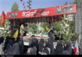 تشییع پرشور و باشکوه 2 شهید در شهریار+عکس