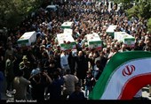 تشییع شهدای پاسدار در کرمان