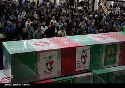 تشییع شهدای پاسدار در کرمان
