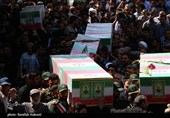 تشییع شهدای پاسدار در کرمان