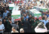 تشییع شهدای پاسدار در کرمان