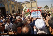 تشییع پیکر شهدای حملات رژیم صهیونیستی در حرم شاهچراغ (ع)