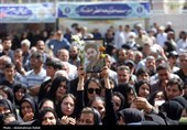 تشییع پیکر شهدای حملات رژیم صهیونیستی در همدان