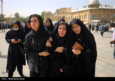 تشییع پیکر شهدای حملات رژیم صهیونیستی در همدان