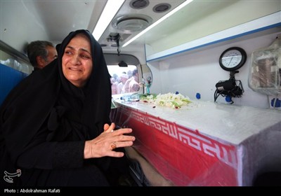 تشییع پیکر شهدای حملات رژیم صهیونیستی در همدان