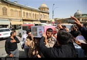 تشییع پیکر شهدای حملات رژیم صهیونیستی در همدان