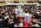 تشییع پیکر شهدای حملات رژیم صهیونیستی در همدان